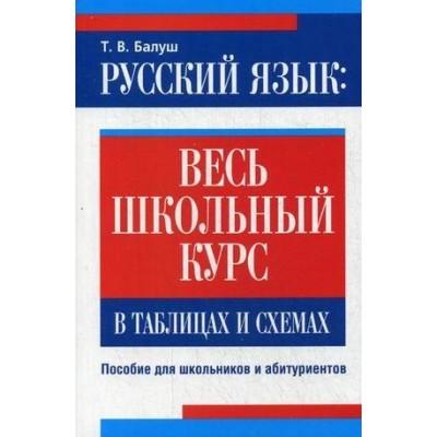 Русский язык: весь школьный курс в таблицах и схемах