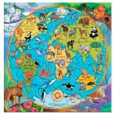 Карта мира. Животные